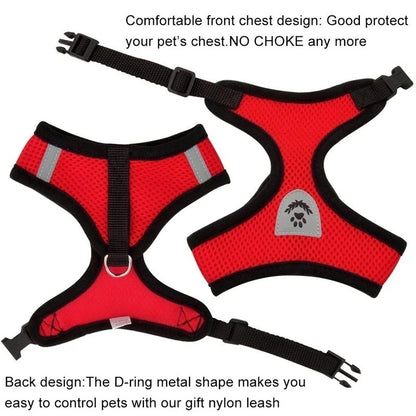 Premium-quality harness vest for cats & dogs, combining functionality and a sleek design