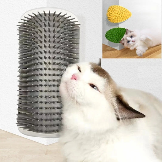 Cat Scratcher for Grooming helps remove loose hair and prevent matting