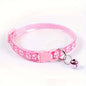 Fashionable Adjustable Stylish Cat Collar with safety bell, designed to keep your cat visible and prevent accidents