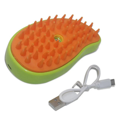 The Pet Massage and Bath Brush helps remove dander and dirt, keeping your pet’s coat clean and healthy.