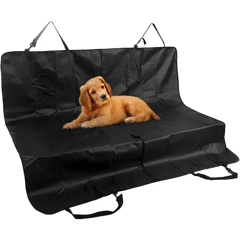 Travel-friendly Pet Car Seat Cover, lightweight and foldable for convenient use on long trips