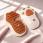 Gentle pet hairbrush that doubles as a massager for cats and dogs