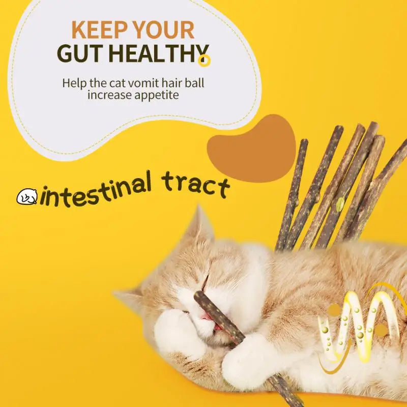 Dental Care - Chew Sticks for Cats helps reduce plaque and tartar buildup.