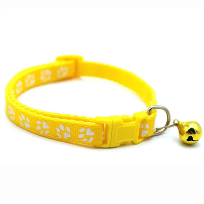 Trendy Adjustable Stylish Cat Collar with a DIY ring, perfect for adding charms or tags for a personalized touch