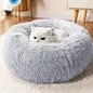 The cozy Pet Bed for Cats & Dogs keeps your pet warm and comfortable, providing the perfect retreat after a playful day