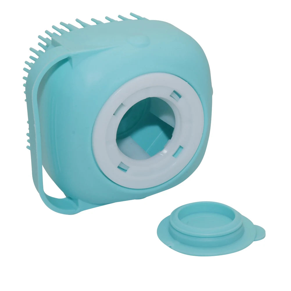 Transform bath time into a spa-like experience with the Pet Massage and Bath Brush, ideal for cats and dogs.