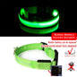 Easily adjust the Safety LED Dog Collar for a secure, custom fit on your dog