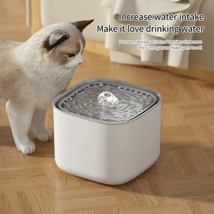 Automatic Pet Water Fountain with Filter & USB Port, 3L Capacity, Fresh Water for Pets, Quiet Operation, Pet-Safe Design, USB Powered, Suitable for Cats and Dogs, Keeps Water Clean and Fresh, Modern and Stylish Pet Hydration Solution