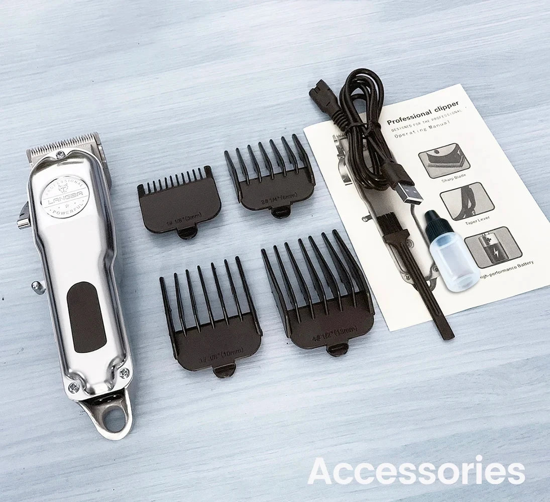 Wireless Pet Hair Trimmer with cordless functionality, allowing you to groom your pet anywhere, anytime