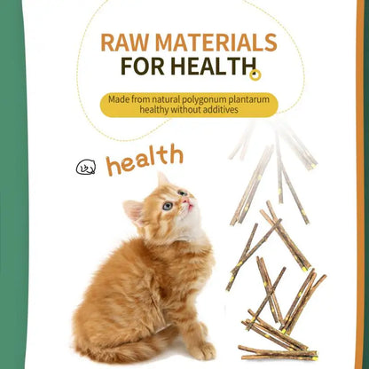 Dental Care - Chew Sticks for Cats providing natural teeth cleaning for your cat.