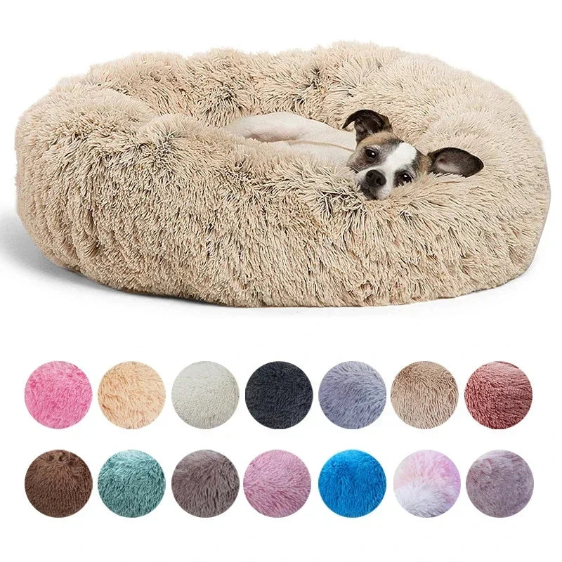 Plush Comfort Pet Bed with ultra-soft plush for ultimate relaxation