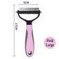 Achieve sleek fur with the Anti Shedding Brush for Dogs for grooming