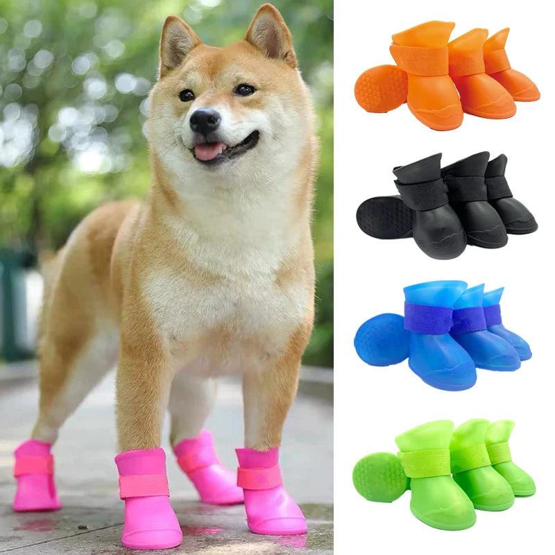 Waterproof Anti-Slip Pet Boots - Woof n Whiskers