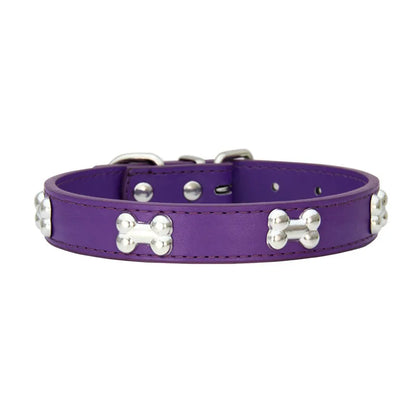 Fashionable and functional Leather Dog Collars with durable build