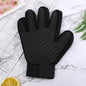 Pet Grooming Anti Shedding Gloves improving coat health by removing loose fur and promoting natural shine