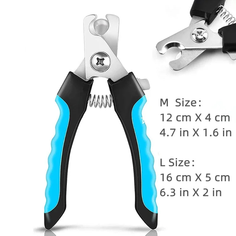 Compact and portable, Pet Nail Clippers for Grooming are great for travel