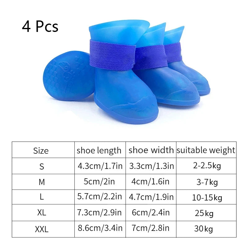 Waterproof Anti-Slip Pet Boots - Woof n Whiskers