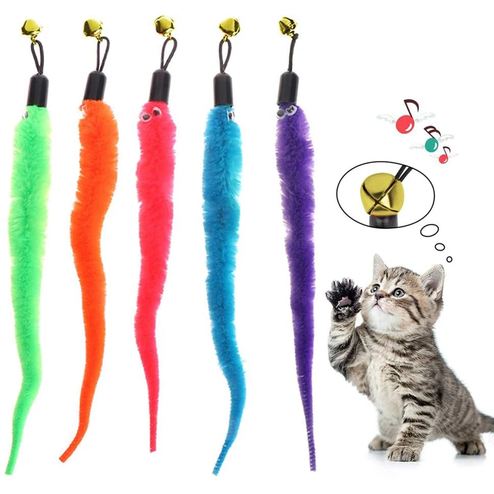 Durable Replacement Cat Toy Feather Wand designed for endless fun