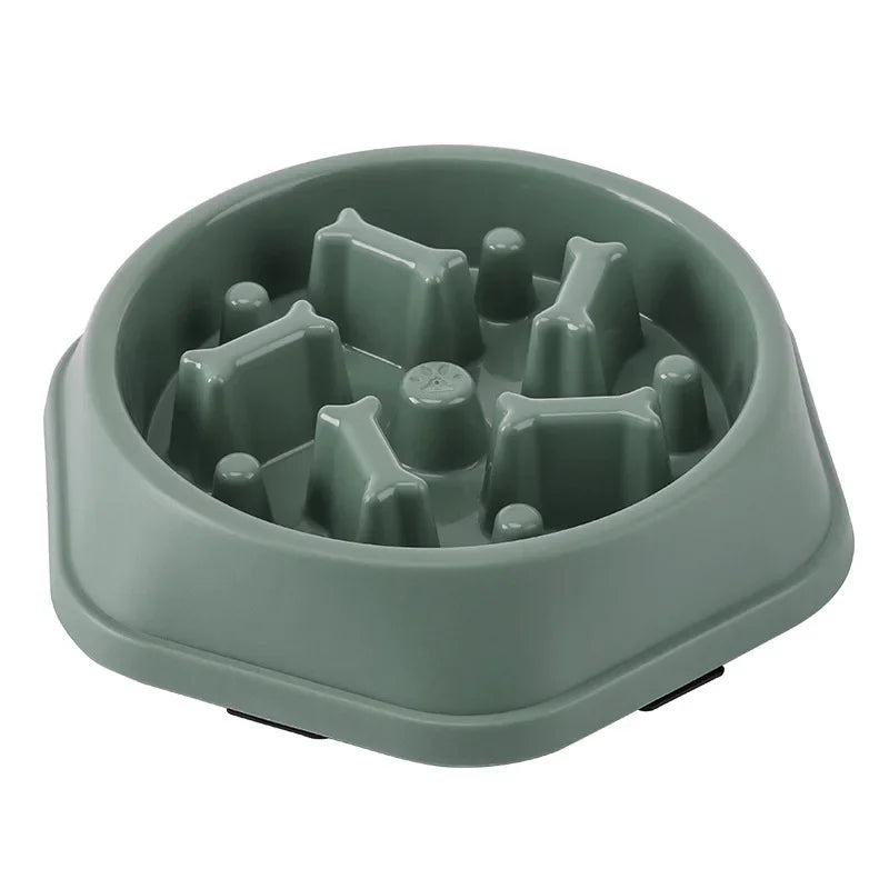 Slow feed bowl promoting healthier weight and better digestion in dogs