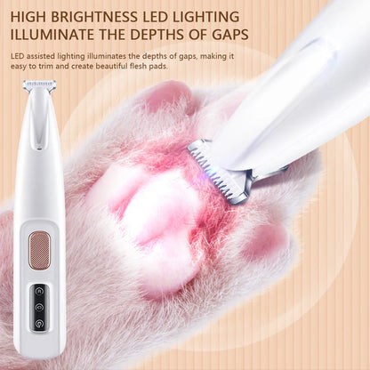 Portable and rechargeable Wireless Pet Nail Cutter, ideal for quick and efficient nail trimming on dogs, cats, and small animals