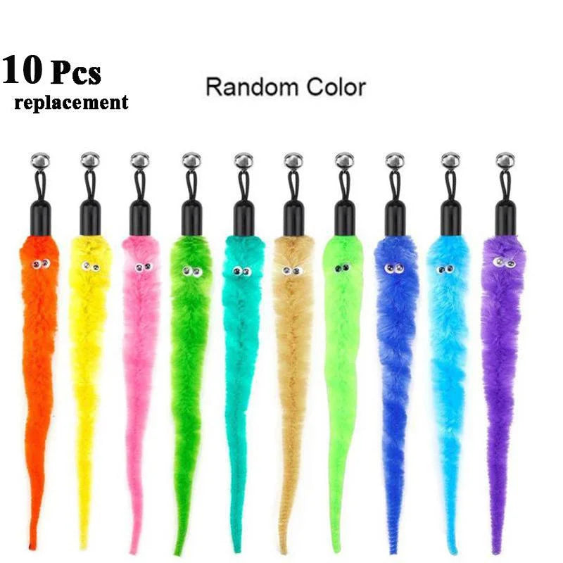 Variety of designs in Replacement Cat Toy Feather Wand to suit your cat's preferences