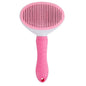 Self-Cleaning Pet Hair Removal Brush gently detangles and removes mats for a sleek, shiny finish