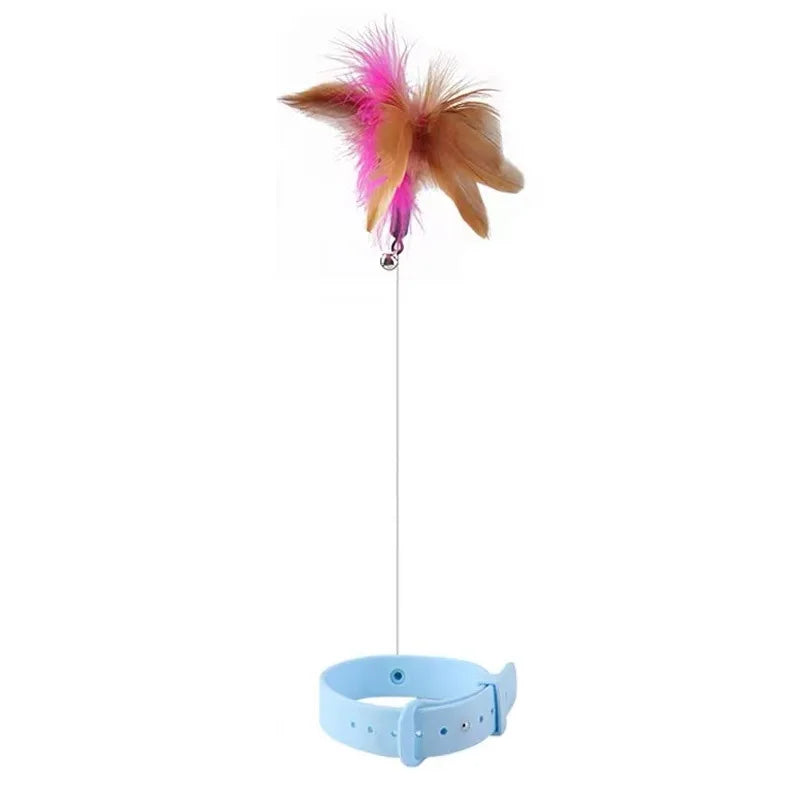 Keep your cat entertained and fit with this Interactive Feather Toy for Cat, ideal for bonding and reducing boredom