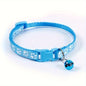 Eco-friendly and stylish, this adjustable cat collar features a colorful design and safety bell for secure adventures