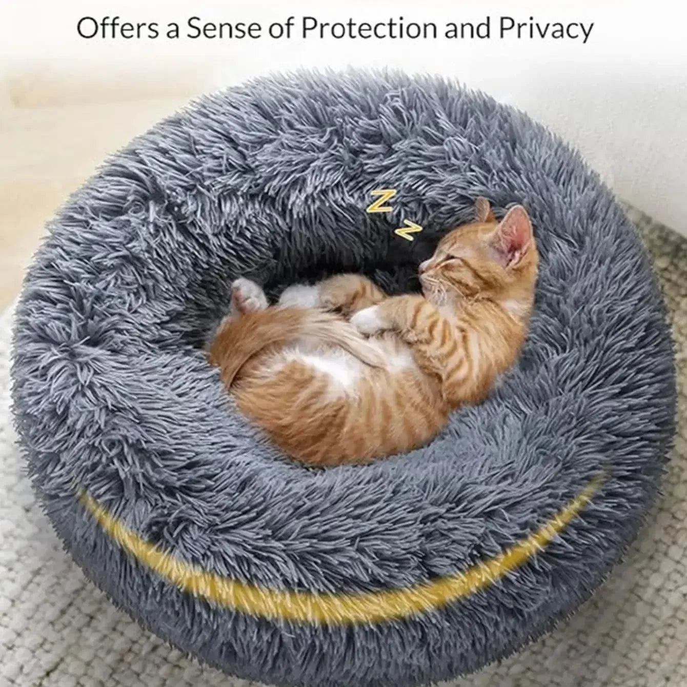 Keep your pet cozy with the Pawfect Plush Comfort Pet Bed that offers cloud-like softness